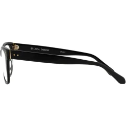 Linda Farrow - 357 D-Frame Optical Glasses in Black - LFL357C1OPT - Linda Farrow Eyewear - Avvenice