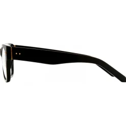 Linda Farrow - 215 D-Frame Optical Glasses in Black - LFL215C1OPT - Linda Farrow Eyewear - Avvenice