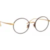 Linda Farrow - Adams Oval Optical Glasses in Rose Gold Brown - LFL925C4OPT - Linda Farrow Eyewear - Avvenice