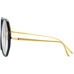Linda Farrow - Alona Oversized Optical Glasses in Black - LFL901C10OPT - Linda Farrow Eyewear - Avvenice