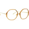 Linda Farrow - Alona Oversized Optical Glasses in Tobacco - LFL901C19OPT - Linda Farrow Eyewear - Avvenice