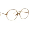 Linda Farrow - Alona Oversized Optical Glasses in Clear - LFLC901C12OPT - Linda Farrow Eyewear - Avvenice