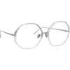 Linda Farrow - Alona Oversized Optical Glasses in Clear - LFL901C13OPT - Linda Farrow Eyewear - Avvenice