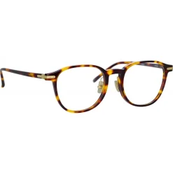 Linda Farrow - Arnold A Angular Optical Glasses in Tortoiseshell - LF63AC2OPT - Linda Farrow Eyewear - Avvenice