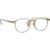 Linda Farrow - Arnold A Angular Optical Glasses in Ash - LF63AC4OPT - Linda Farrow Eyewear - Avvenice