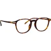Linda Farrow - Arnold Angular Optical Glasses in Tortoiseshell - LF63C2OPT - Linda Farrow Eyewear - Avvenice