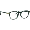 Linda Farrow - Arnold Angular Optical Glasses in Green - LF63C3OPT - Linda Farrow Eyewear - Avvenice