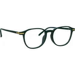 Linda Farrow - Arnold Angular Optical Glasses in Green - LF63C3OPT - Linda Farrow Eyewear - Avvenice