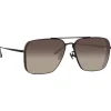Linda Farrow - Asher Aviator Sunglasses in Black - LFL1122C6SUN - Linda Farrow Eyewear - Avvenice