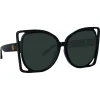 Linda Farrow - Astra Cat Eye Sunglasses in Black - LFL1357C1SUN - Linda Farrow Eyewear - Avvenice