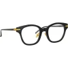 Linda Farrow - Atkins A D-Frame Optical Glasses in Black - LF42AC1OPT - Linda Farrow Eyewear - Avvenice