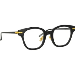 Linda Farrow - Atkins A D-Frame Optical Glasses in Black - LF42AC1OPT - Linda Farrow Eyewear - Avvenice