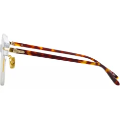 Linda Farrow - Atkins D-Frame Optical Glasses in Clear - LF42C3OPT - Linda Farrow Eyewear - Avvenice