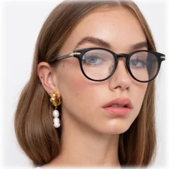 Linda Farrow - Bay D-Frame Optical Glasses in Green - LF25C12OPT - Linda Farrow Eyewear - Avvenice