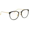 Linda Farrow - Calthorpe Oval Optical Glasses in Black (C1) - LFLC251C1OPT - Linda Farrow Eyewear - Avvenice