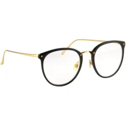 Linda Farrow - Calthorpe Oval Optical Glasses in Black (C1) - LFLC251C1OPT - Linda Farrow Eyewear - Avvenice