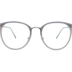 Linda Farrow - Calthorpe Oval Optical Glasses in Milky Grey - LFL251C57OPT - Linda Farrow Eyewear - Avvenice
