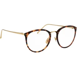 Linda Farrow - Calthorpe Oval Optical Glasses in Tortoiseshell - LFLC251C15OPT - Linda Farrow Eyewear - Avvenice