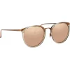 Linda Farrow - Calthorpe Oval Sunglasses in Rose Gold - LFL251C36SUN - Linda Farrow Eyewear - Avvenice
