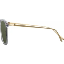 Linda Farrow - Calthorpe Oval Sunglasses in Clear - LFL251C76SUN - Linda Farrow Eyewear - Avvenice