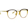 Linda Farrow - Calthorpe Oval Optical Glasses in Gradient Brown - LFL251C84OPT - Linda Farrow Eyewear - Avvenice