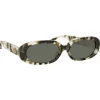 Linda Farrow - Cara Oval Sunglasses in Black Grey Tortoiseshell - LFL1252C6SUN - Linda Farrow Eyewear - Avvenice