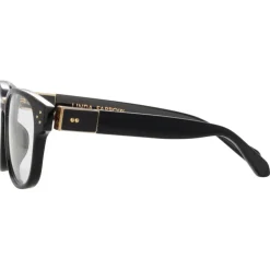 Linda Farrow - Carlos D-Frame Optical Glasses in Black - LFL1412C1OPT - Linda Farrow Eyewear - Avvenice