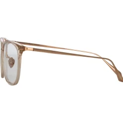 Linda Farrow - Cassin Optical D-Frame in Ash - LFL1457C6OPT - Linda Farrow Eyewear - Avvenice