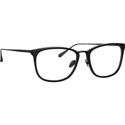 Linda Farrow - Cassin Optical D-Frame in Matt Nickel - LFL1457C5OPT - Linda Farrow Eyewear - Avvenice
