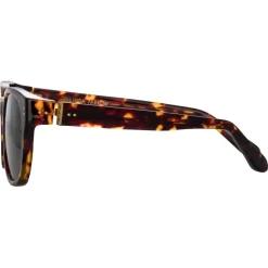 Linda Farrow - Cedric A Rectangular Sunglasses in Tortoiseshell - LFL1275AC10SUN - Linda Farrow Eyewear - Avvenice