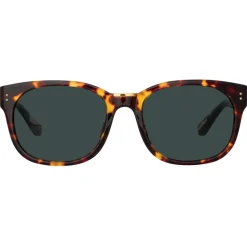 Linda Farrow - Cedric Rectangular Sunglasses in Tortoiseshell - LFL1275C5SUN - Linda Farrow Eyewear - Avvenice