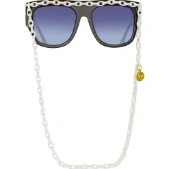 Linda Farrow - Dakota Flat Top Sunglasses in Black Gray - LFL1304C2SUN - Linda Farrow Eyewear - Avvenice