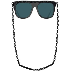 Linda Farrow - Dakota Flat Top Sunglasses in Black - LFL1304C1SUN - Linda Farrow Eyewear - Avvenice