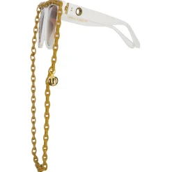 Linda Farrow - Dakota Flat Top Sunglasses in White - LFL1304C3SUN - Linda Farrow Eyewear - Avvenice