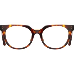 Linda Farrow - Delphine Cat Eye Optical Glasses in Tortoiseshell - LFL1323C2OPT - Linda Farrow Eyewear - Avvenice