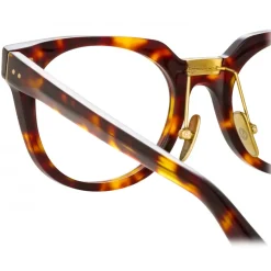 Linda Farrow - Delphine Cat Eye Optical Glasses in Tortoiseshell - LFL1323C2OPT - Linda Farrow Eyewear - Avvenice