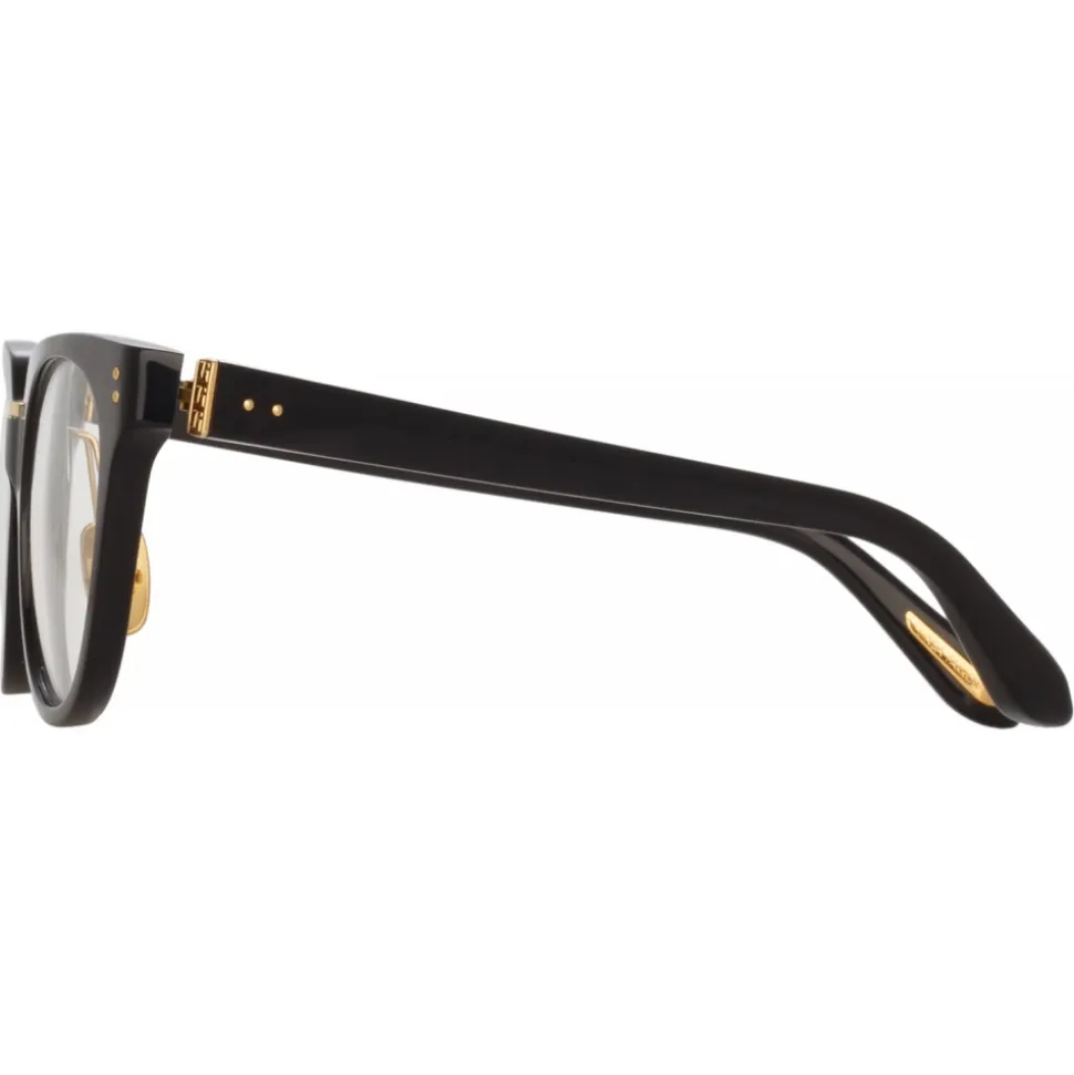 Linda Farrow - Delphine Cat Eye Optical Glasses in Black - LFL1323C1OPT - Linda Farrow Eyewear - Avvenice