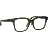 Linda Farrow - Desiree D-Frame Optical Glasses in Green - LFL1322C7OPT - Linda Farrow Eyewear - Avvenice