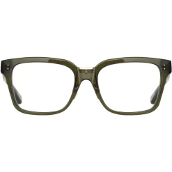 Linda Farrow - Desiree D-Frame Optical Glasses in Green - LFL1322C7OPT - Linda Farrow Eyewear - Avvenice