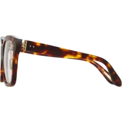 Linda Farrow - Desiree D-Frame Optical Glasses in Tortoiseshell - LFL1322C2OPT - Linda Farrow Eyewear - Avvenice