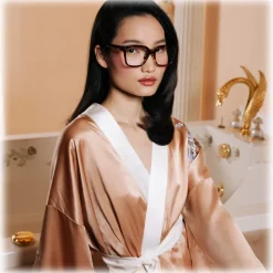 Linda Farrow - Desiree D-Frame Optical Glasses in Tortoiseshell - LFL1322C2OPT - Linda Farrow Eyewear - Avvenice