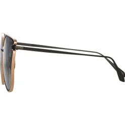 Linda Farrow - Dinah Cat Eye Sunglasses in Yellow Gold - LFL1422C3SUN - Linda Farrow Eyewear - Avvenice