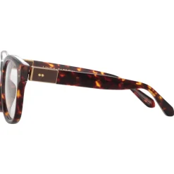 Linda Farrow - Edson D-Frame Optical Glasses in Tortoiseshell - LFL1385C2OPT - Linda Farrow Eyewear - Avvenice