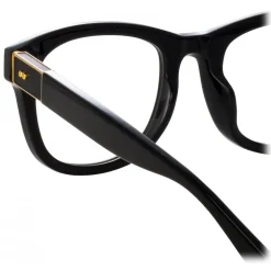 Linda Farrow - Edson D-Frame Optical Glasses in Black - LFL1385C1OPT - Linda Farrow Eyewear - Avvenice