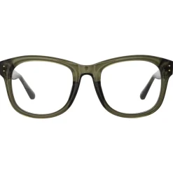 Linda Farrow - Edson Optical D-Frame in Translucent Green - LFL1385C9OPT - Linda Farrow Eyewear - Avvenice
