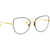 Linda Farrow - Eloise Cat Eye Optical Glasses in Yellow Gold - LFL1336C1OPT - Linda Farrow Eyewear - Avvenice