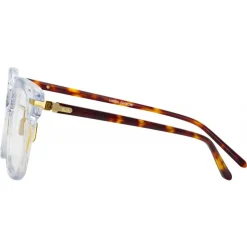 Linda Farrow - Empire D-Frame Optical Glasses in Clear - LF28AC3OPT - Linda Farrow Eyewear - Avvenice