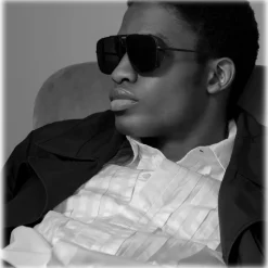 Linda Farrow - Enzo Aviator Sunglasses in Matt Nickel and Grey - LFL1393C3SUN - Linda Farrow Eyewear - Avvenice