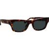 Linda Farrow - Falck Rectangular Sunglasses in Tortoiseshell - LFL1448C2SUN - Linda Farrow Eyewear - Avvenice