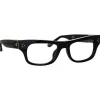 Linda Farrow - Falck Rectangular Optical Frame in Black - LFL1448C4OPT - Linda Farrow Eyewear - Avvenice